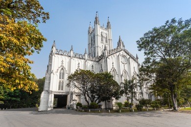 st. pauls cathedral is a anglican cathedral in kolkata, west bengal, india. st pauls cathedral noted for its gothic architecture.