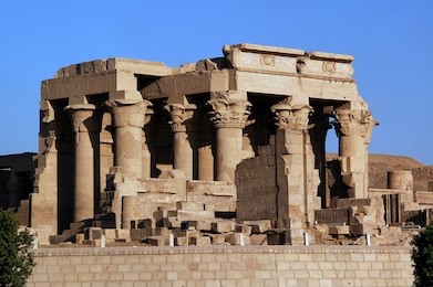 ruins of ancient temple kom-ombo egypt