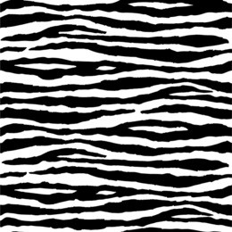 zebra stripes black and white pattern. seamless vector.