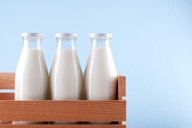 milk bottle in the box