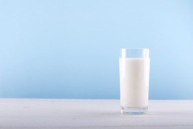 milk on the table