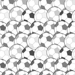 seamless vector pattern - soccer football ball. sport background elements for your design