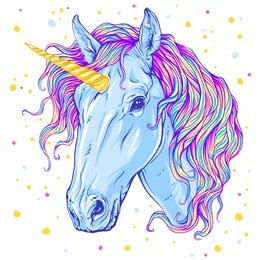 unicorn. vector illustration