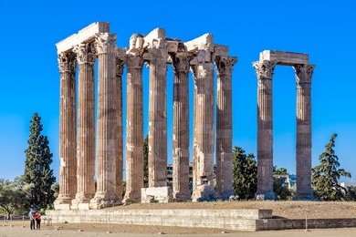 temple of olympian zeus, athens, greece