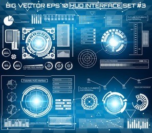 abstract future, concept vector futuristic blue virtual graphic touch user interface hud. for web, site, mobile applications isolated on black background, techno, online design, business, gui, ui