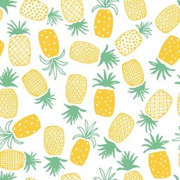 seamless pineapple print