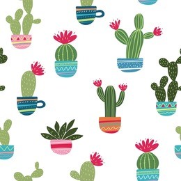 mexican cactus print