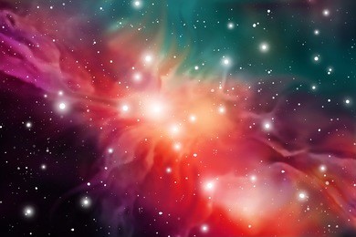 astrology mystic  background. outer space. vector digital illustration of universe. vector galaxy background.