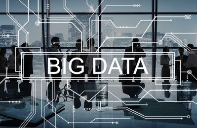 big data storage network online server concept