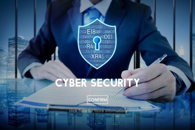 cyber security online protection safe concept