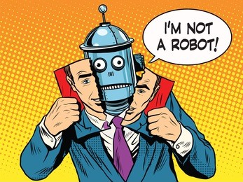artificial intelligence robot pretending to be human