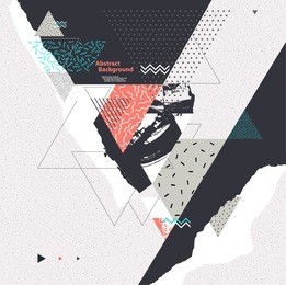 abstract background with geometric elements