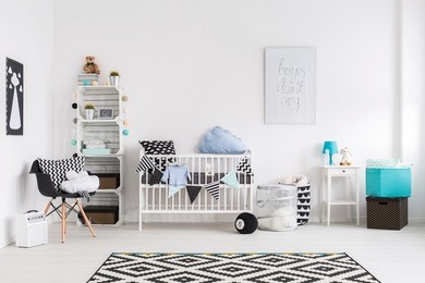 picture of a modern baby room