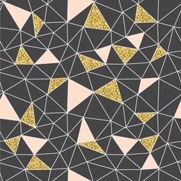 trendy abstract seamless pattern. triangle structure