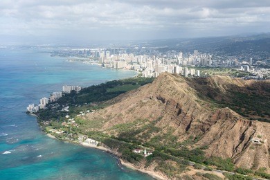 diamond head, oahu, hawaii.