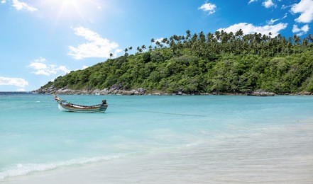 raya island beach near phuket island, thailand