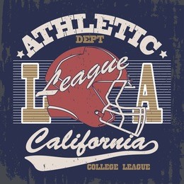 football print vintage typography, t-shirt stamp graphics, vintage sport wear tee print