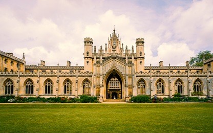 st. john's college, new court, cambridge, uk