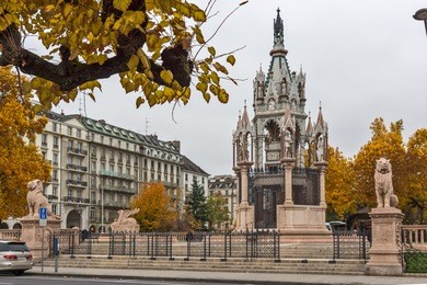 brunswick monument and mausoleum in geneva, switzerland