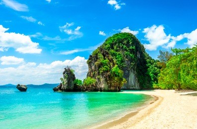 beautiful tropical island