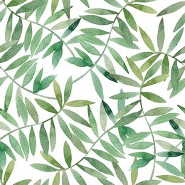 watercolor seamless pattern on leaves. can be used for wallpaper, pattern fills, web page background,surface textures, fabric. seamless leaf pattern.leaf background. leaf pattern. 
