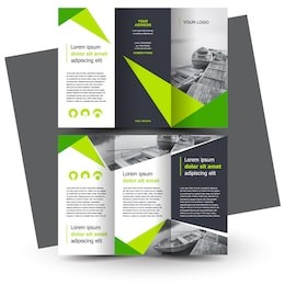 brochure design, brochure template, creative tri-fold, trend brochure