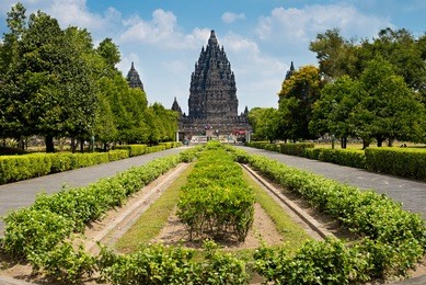 candi prambanan, hindu temple compound in central java, indonesia