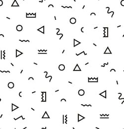 geometric vector pattern with black and white. form a triangle, a line, a circle. hipster fashion memphis style.