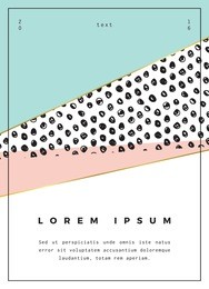 modern design for invitation, business card, poster or banner