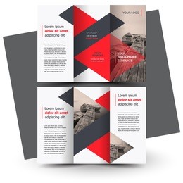 brochure design, brochure template, creative tri-fold, trend brochure