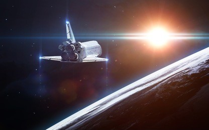 universe scene with planets, stars and galaxies in outer space showing the beauty of space exploration. elements furnished by nasa