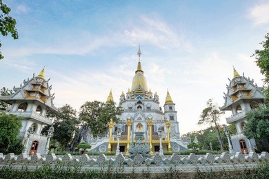 buu long pagoda at district 9, ho chi minh city, vietnam