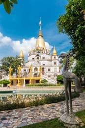 buu long pagoda at district 9, ho chi minh city, vietnam