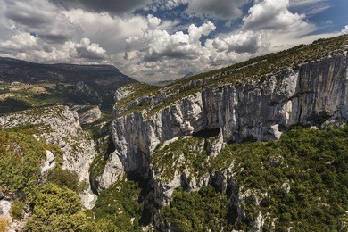 gorge of verdon (gorges du verdon ) in provence, cote d'azur, france.