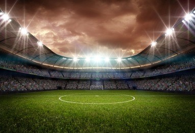 stadium light and night