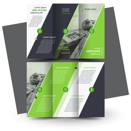 brochure design, business brochure template, creative tri-fold, trend brochure