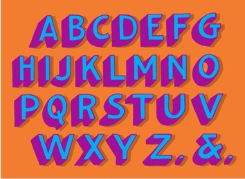 handwriting alphabets. vector hand drawn fonts