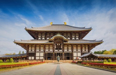 todaiji temple in nara , japan 