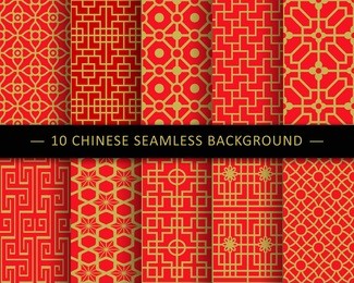 chinese seamless background pattern collection 02