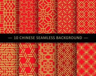chinese seamless background pattern collection 04