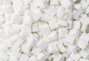 white sugar cubes (full frame image) for use as background image or as texture