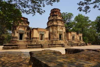 prasat kravan , on the road between angkor wat and banteay kdei , siem reap, cambodia