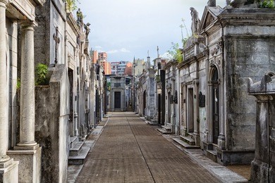 recoleta cemetery, the most important and famous cemetery in argentina, buenos aires