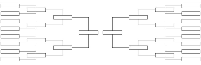 tournament quarter-finals of the championship table on sports with a selection of the finalists and the winner. vector illustration