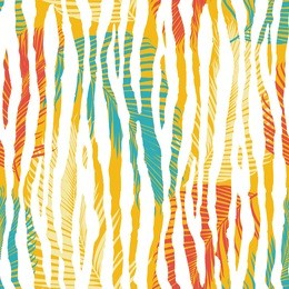 fashionable seamless palm leaves pattern background. colorful zebra exotic animal print. vector pattern.