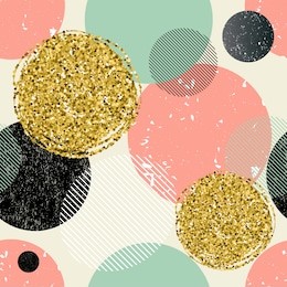 retro abstract seamless pattern with textured circles. abstract hand drawn background for design and decoration textile, covers, package, wrapping paper.