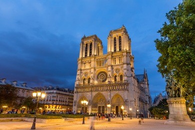 notre dame cathedral in paris, france