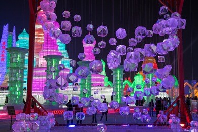 ice festival in harbin, china