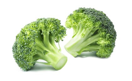 2 separate small broccoli isolated on white background 6 as package design element