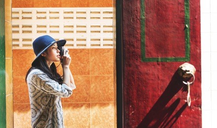 photographer travel sightseeing wander hobby recreation concept